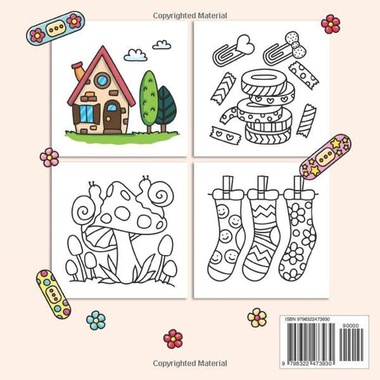 Bold & Easy Coloring Book for Adults and Kids
