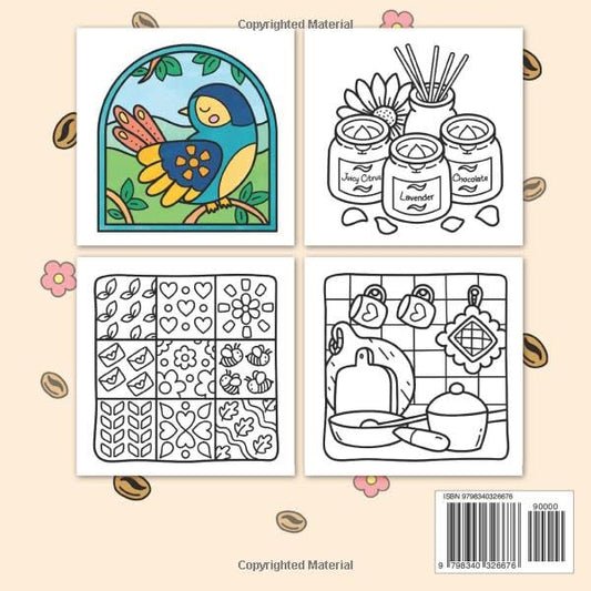 Girl Therapy Coloring Book: Bold and Easy Designs for Adults and Teens