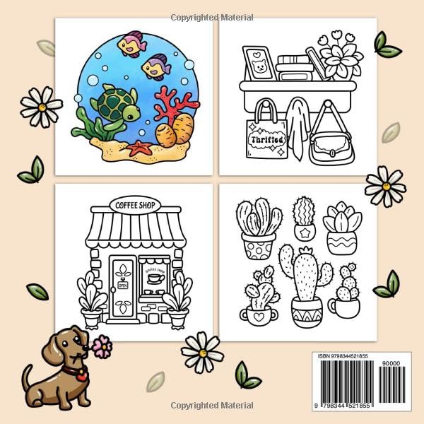 Cozy Girl Stress Relief: Bold and Easy Coloring Book for Adults
